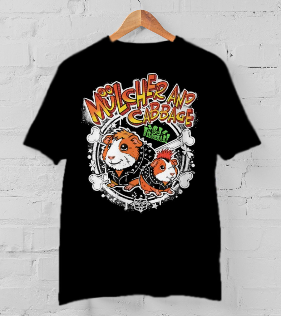 Mulcher And Cabbage CJ Wildheart Guinea Pig Duo T-Shirt