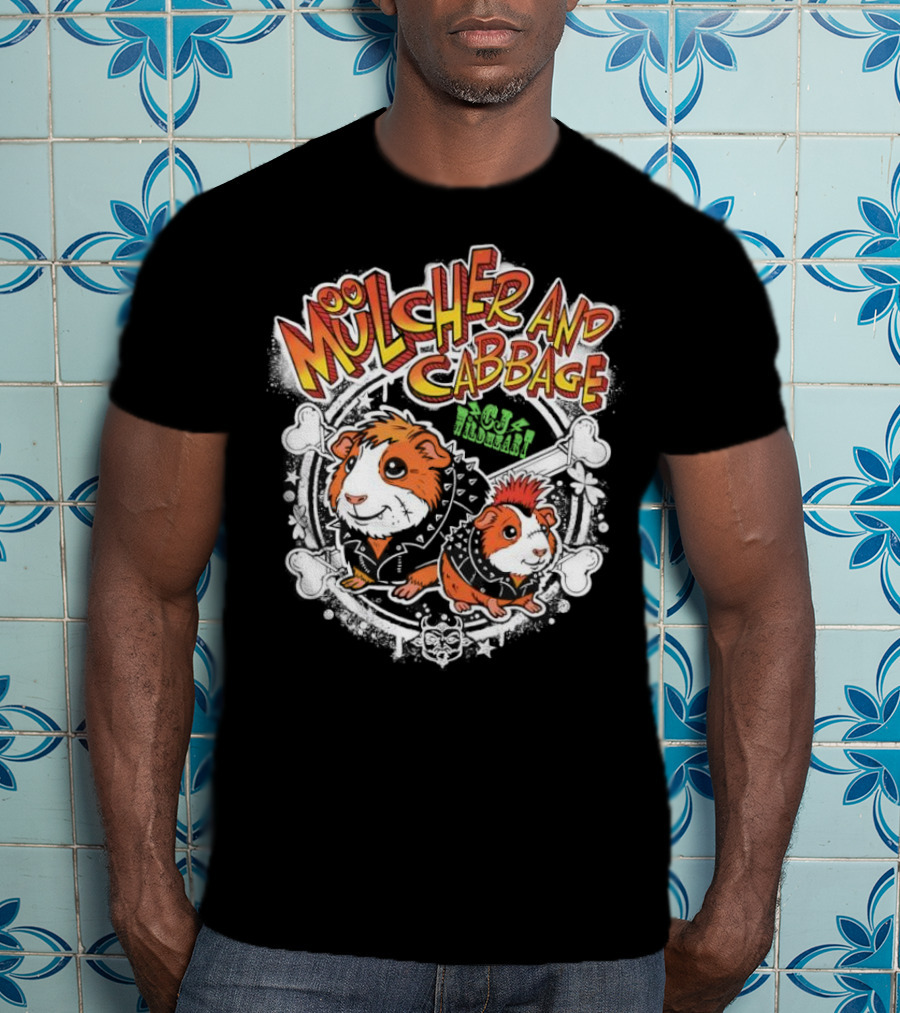 Mulcher And Cabbage CJ Wildheart Guinea Pig Duo T-Shirt