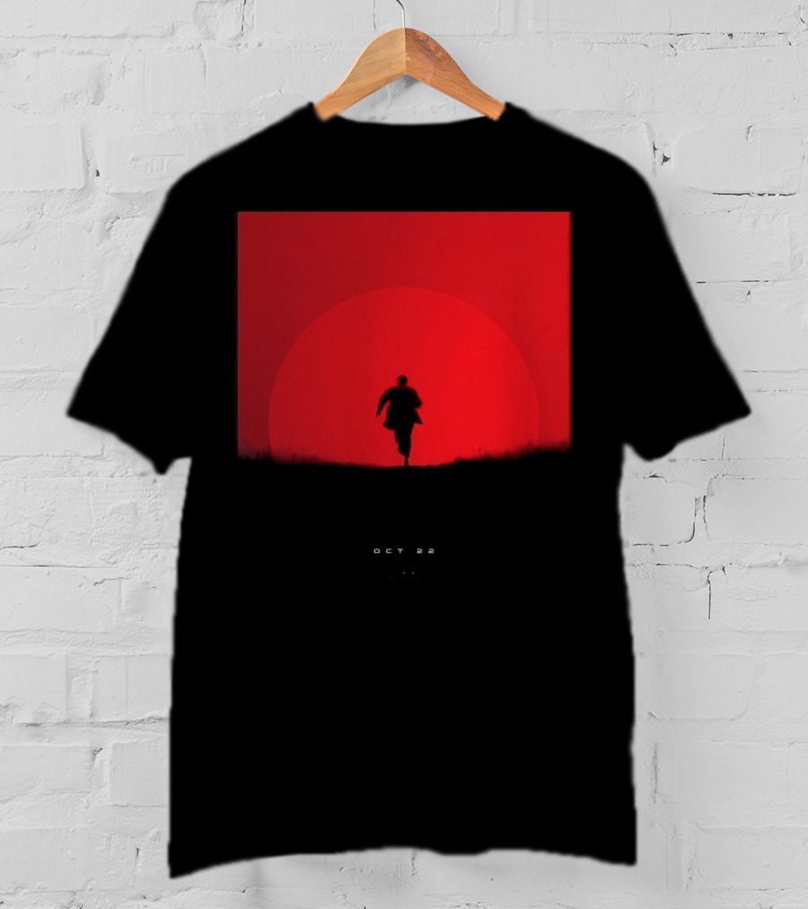 Tycho Scott Hansen October 22 2025 Running Figure Red Circle T-Shirt