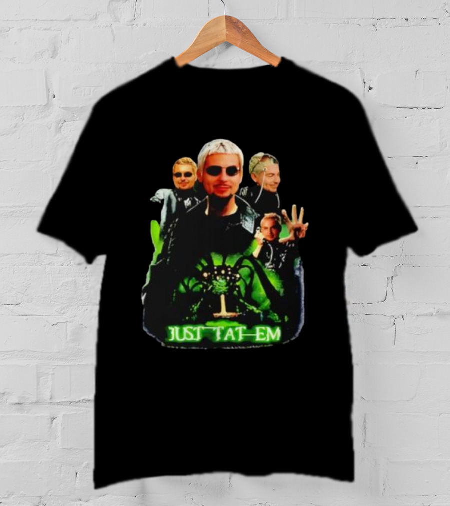 Justin Barona Just Tat Em Matrix Parody 90s Pop Culture T-Shirt