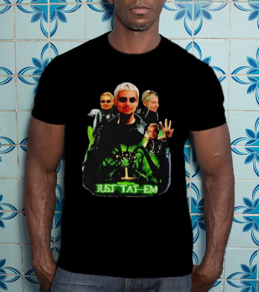 Justin Barona Just Tat Em Matrix Parody 90s Pop Culture T-Shirt