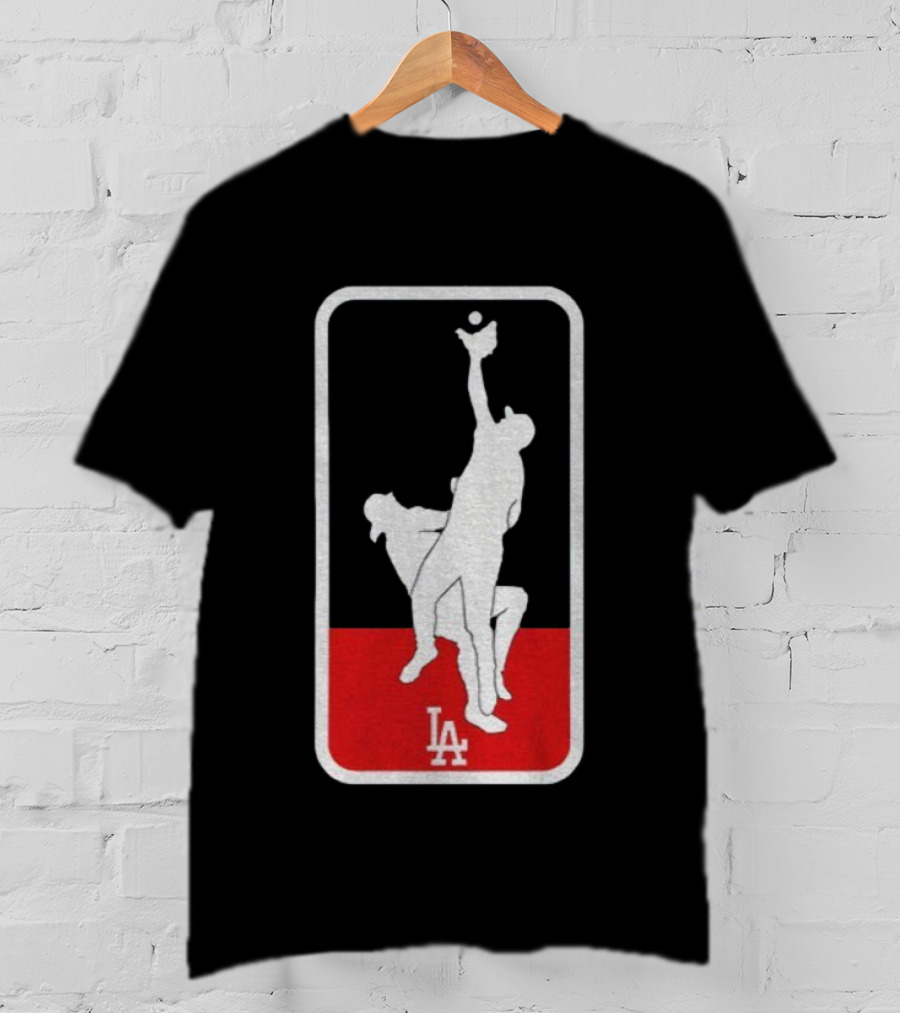 Kike Hernandez Andy Pages Dodgers LA Baseball The Catch World Series T-Shirt