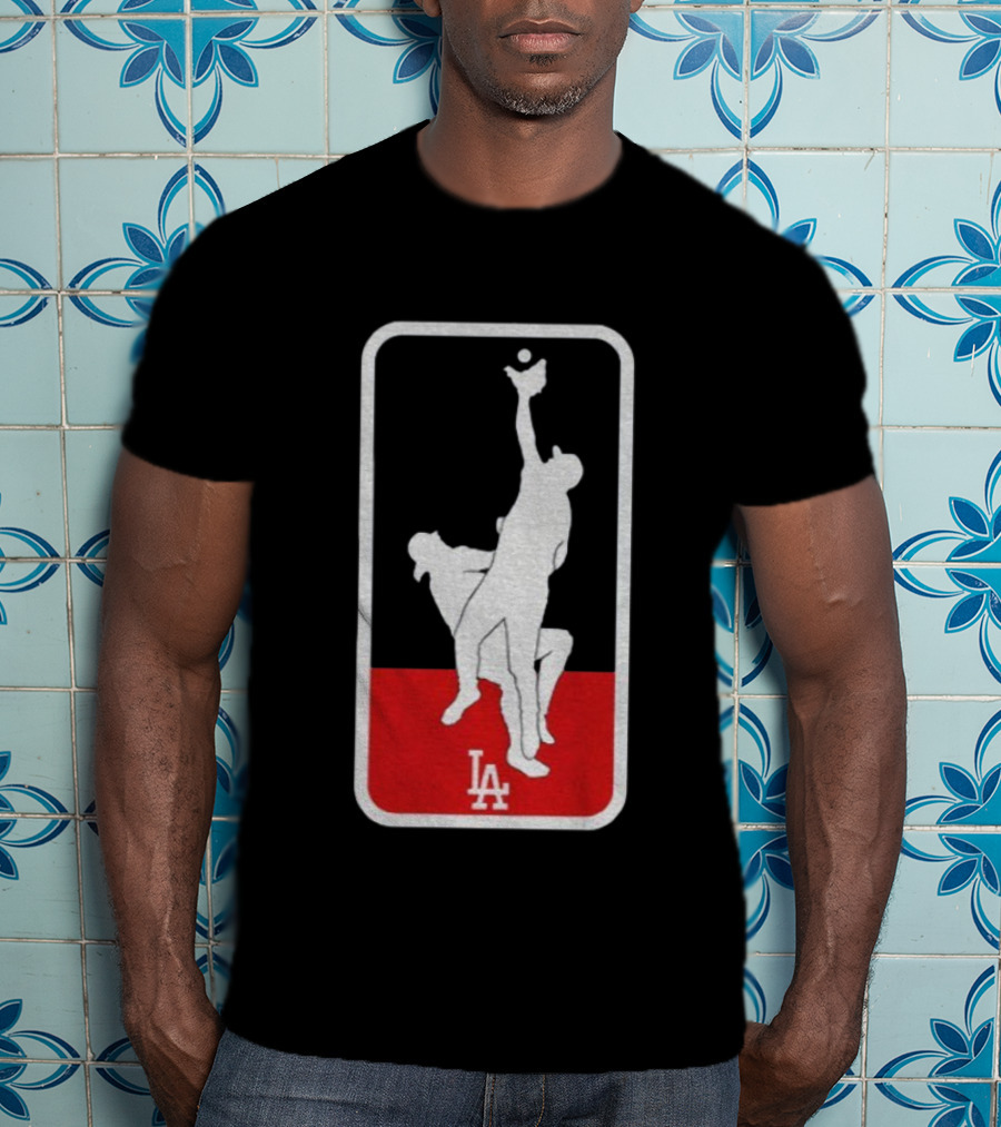 Kike Hernandez Andy Pages Dodgers LA Baseball The Catch World Series T-Shirt