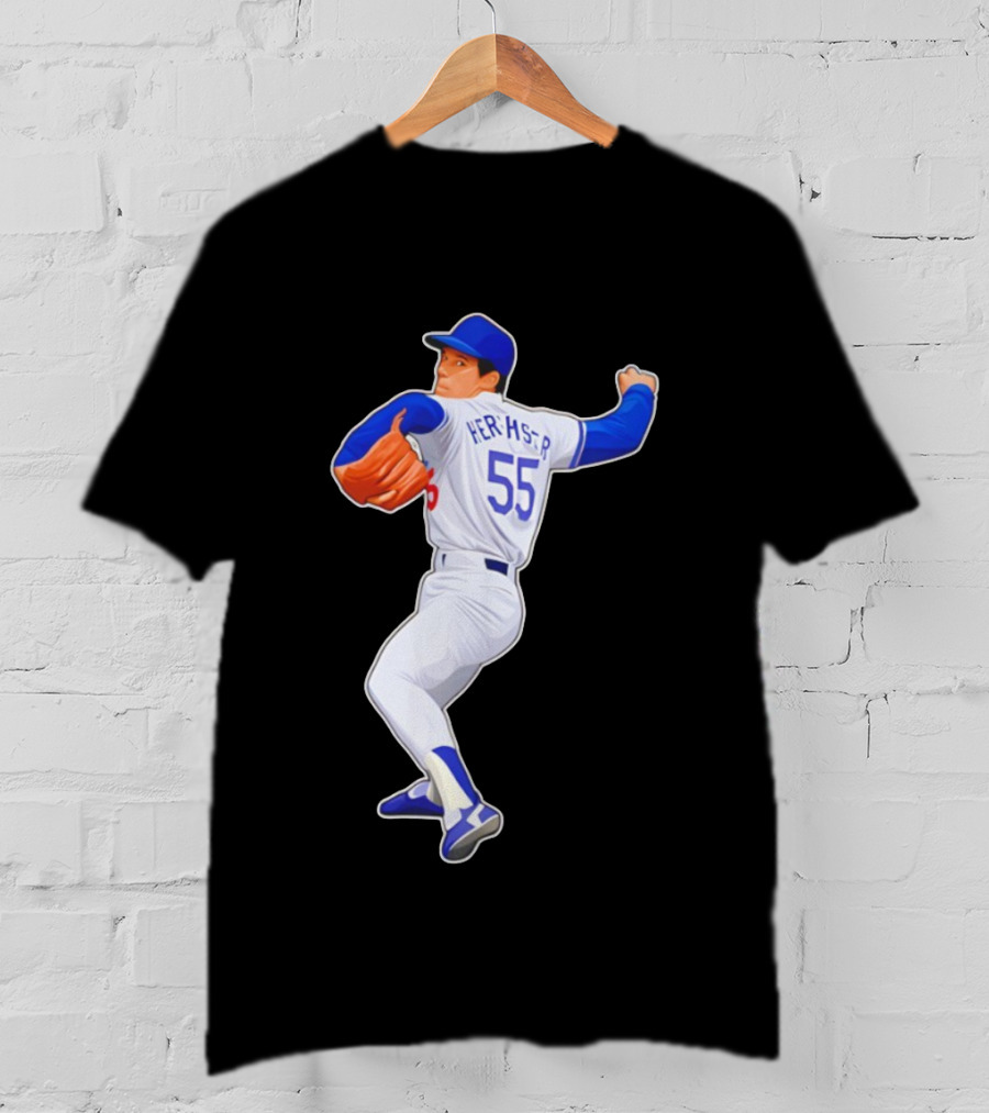 Orel Hershiser 55 Los Angeles Dodgers MLB Baseball Legend 2025 T-Shirt