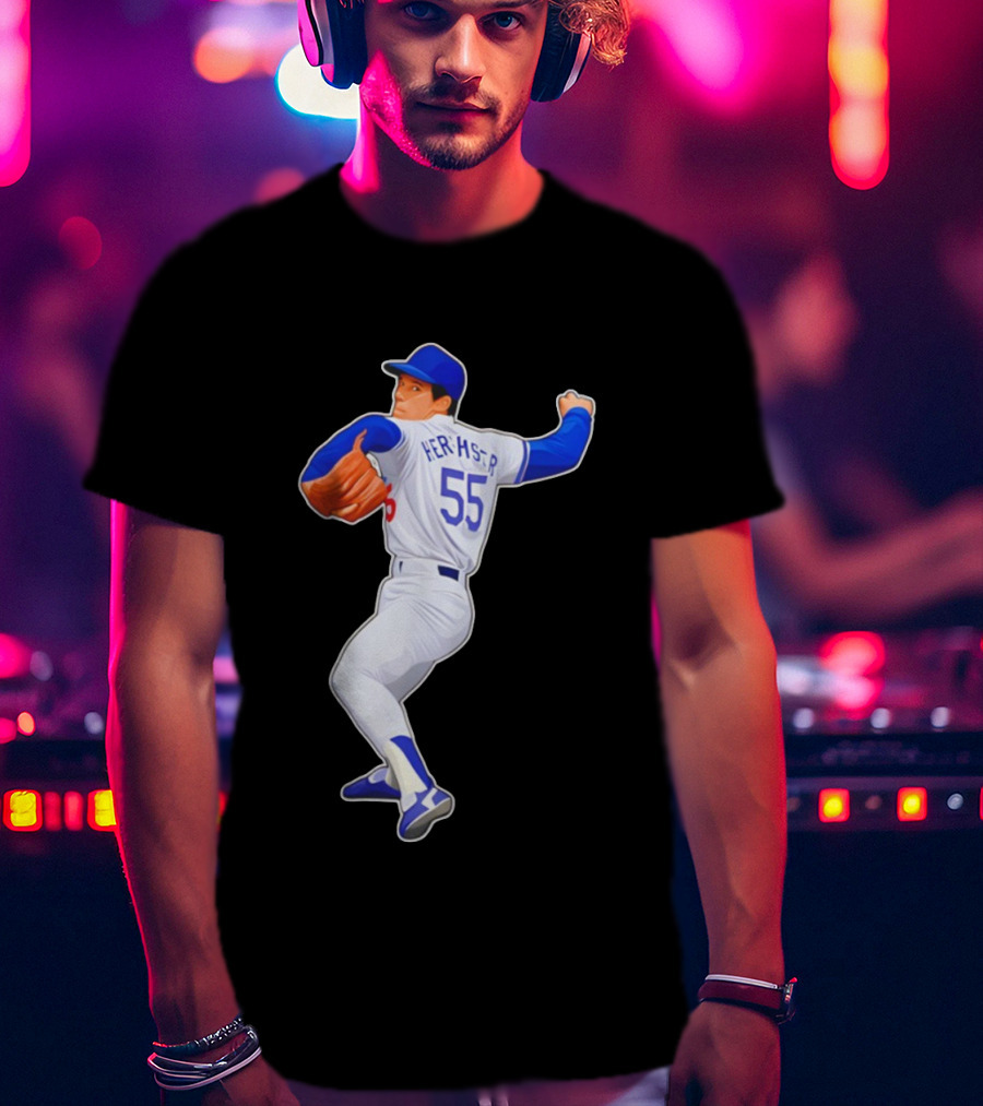 Orel Hershiser 55 Los Angeles Dodgers MLB Baseball Legend 2025 T-Shirt