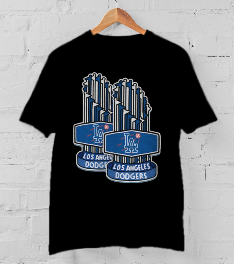 Los Angeles Dodgers MLB World Series Champions Trophy 2025 T-Shirt