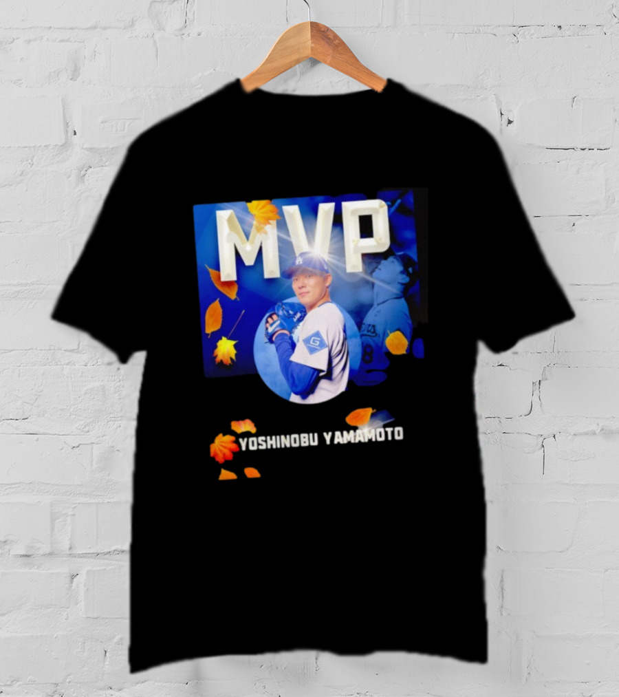 MVP Yoshinobu Yamamoto Los Angeles Dodgers Baseball 2025 World Series T-Shirt