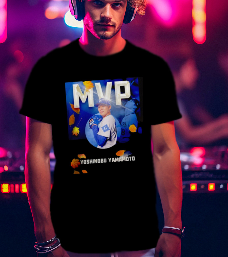 MVP Yoshinobu Yamamoto Los Angeles Dodgers Baseball 2025 World Series T-Shirt