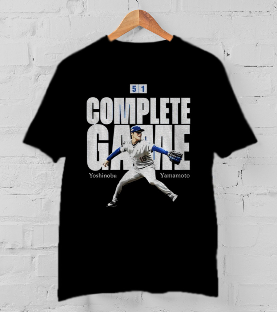 Yoshinobu Yamamoto Complete Game 5 1 Los Angeles MLB Baseball Player T-Shirt