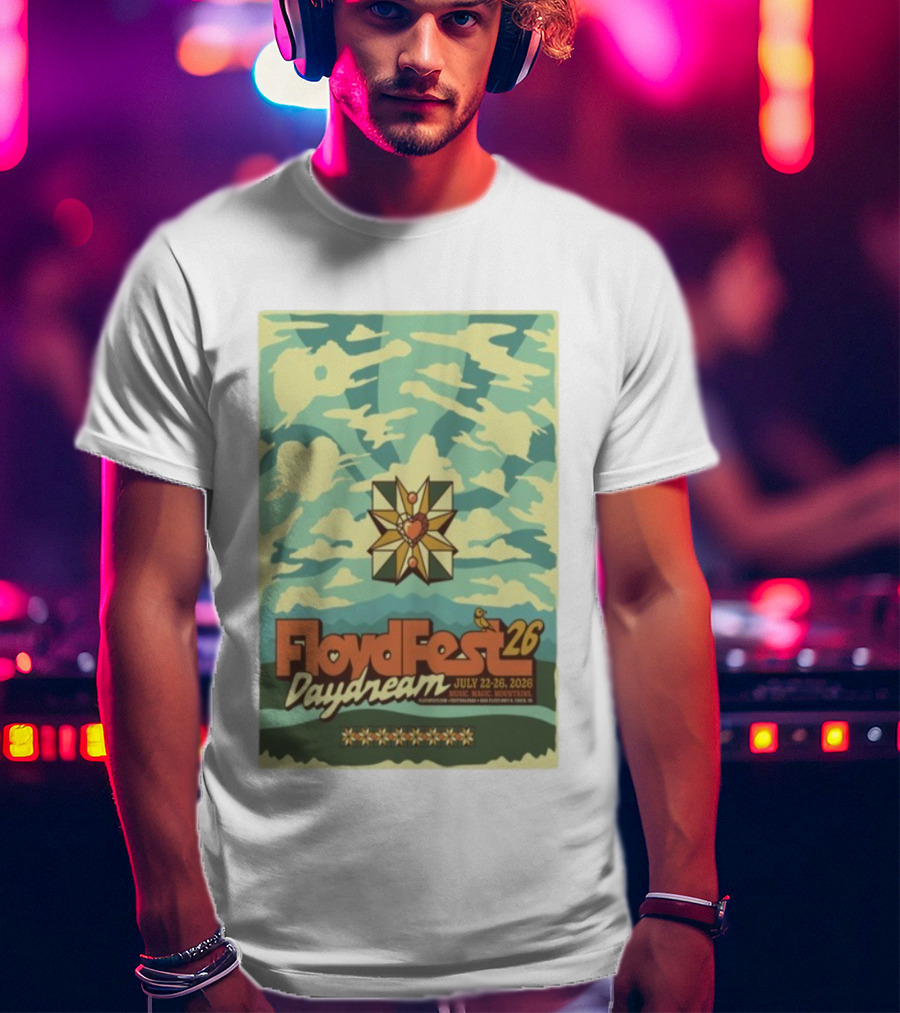FloydFest 2026 Daydream Music Magic Mountains July 22-26 Event T-Shirt