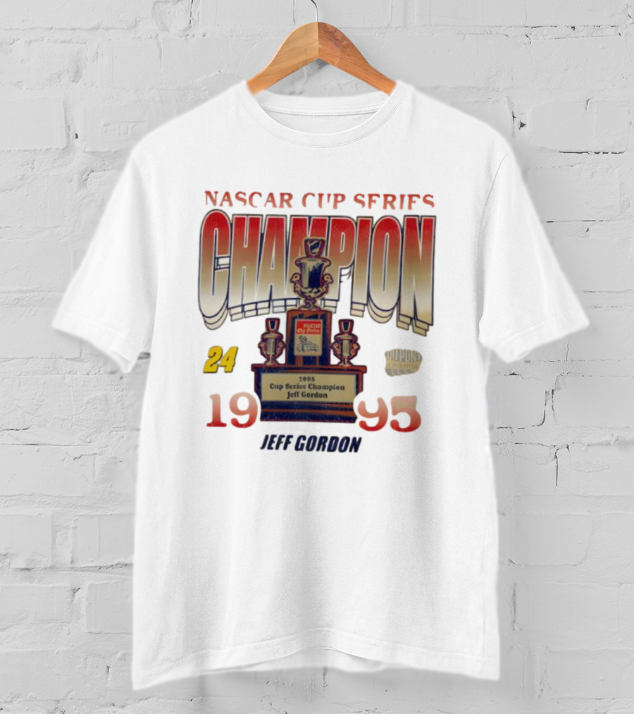 NASCAR Cup Series Champion 1995 Jeff Gordon Race Day Foundation 24 T-Shirt