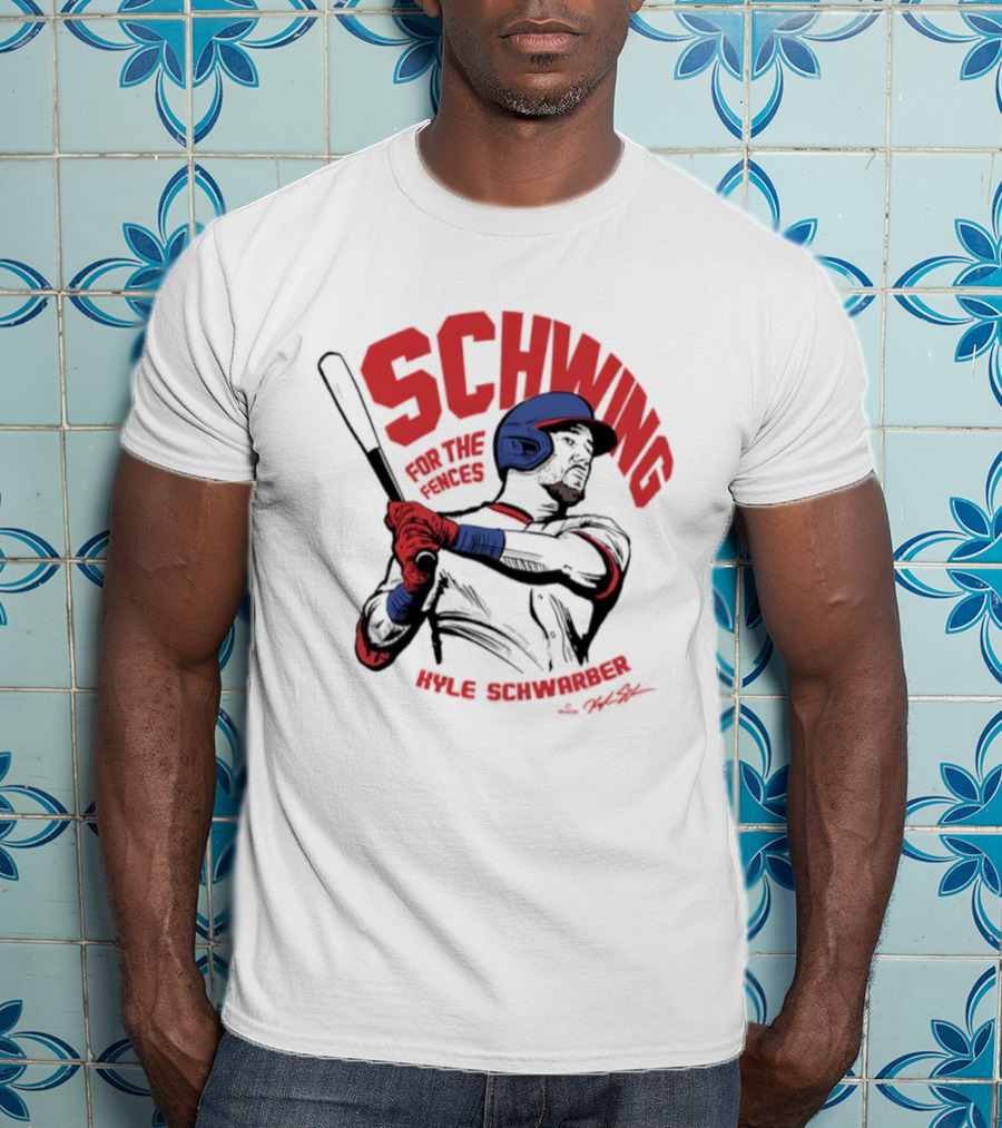 ```Schwing For The Fences Kyle Schwarber Philadelphia Signature Moment``` T-Shirt