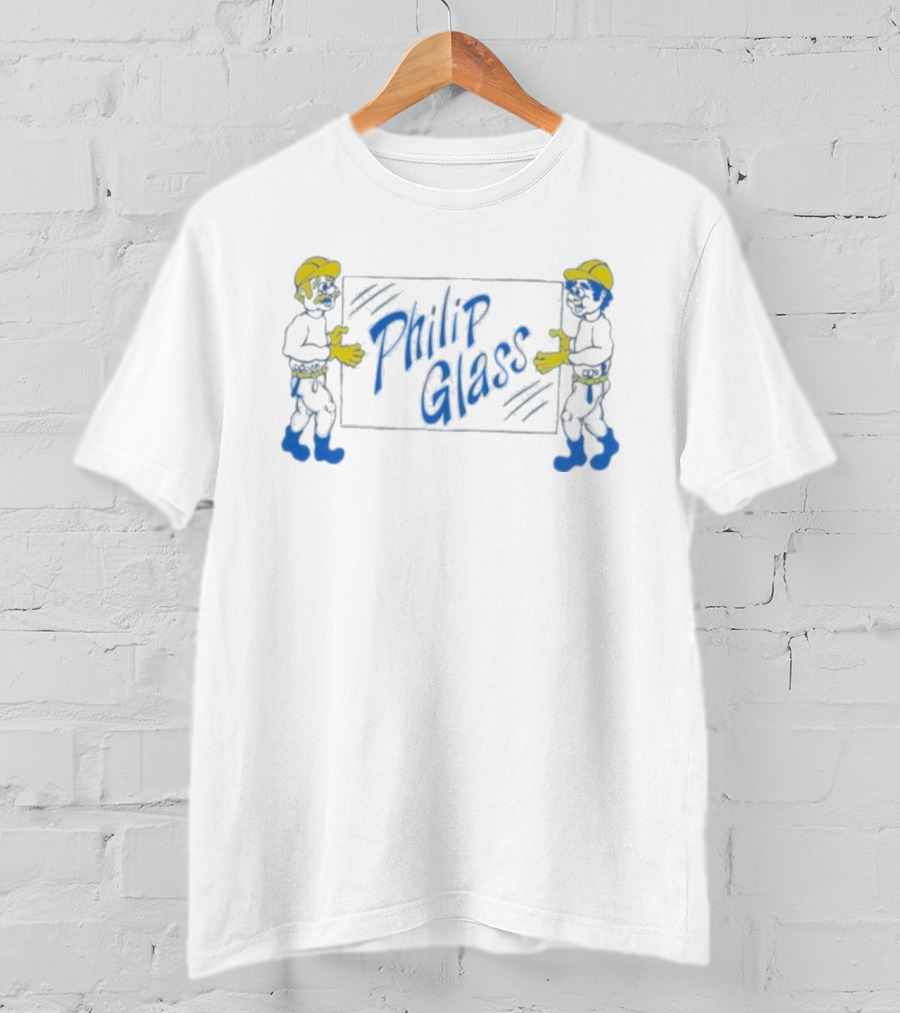 Philip Glass Workers Carrying Pane T-Shirt