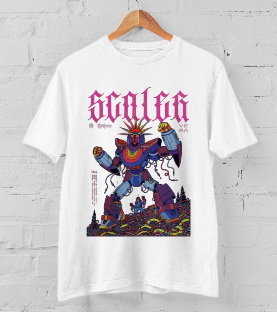 Scaler Groningen Netherlands 2025 Event VERA December 6 Retro Robot Art T-Shirt