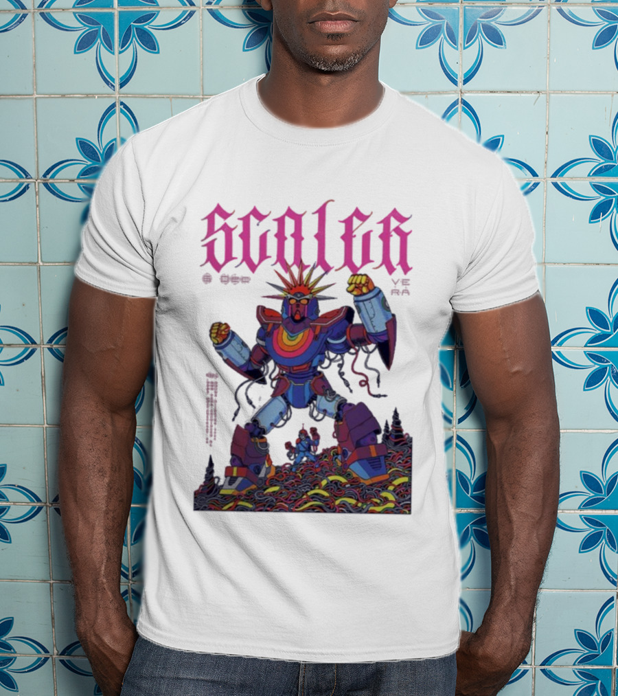 Scaler Groningen Netherlands 2025 Event VERA December 6 Retro Robot Art T-Shirt