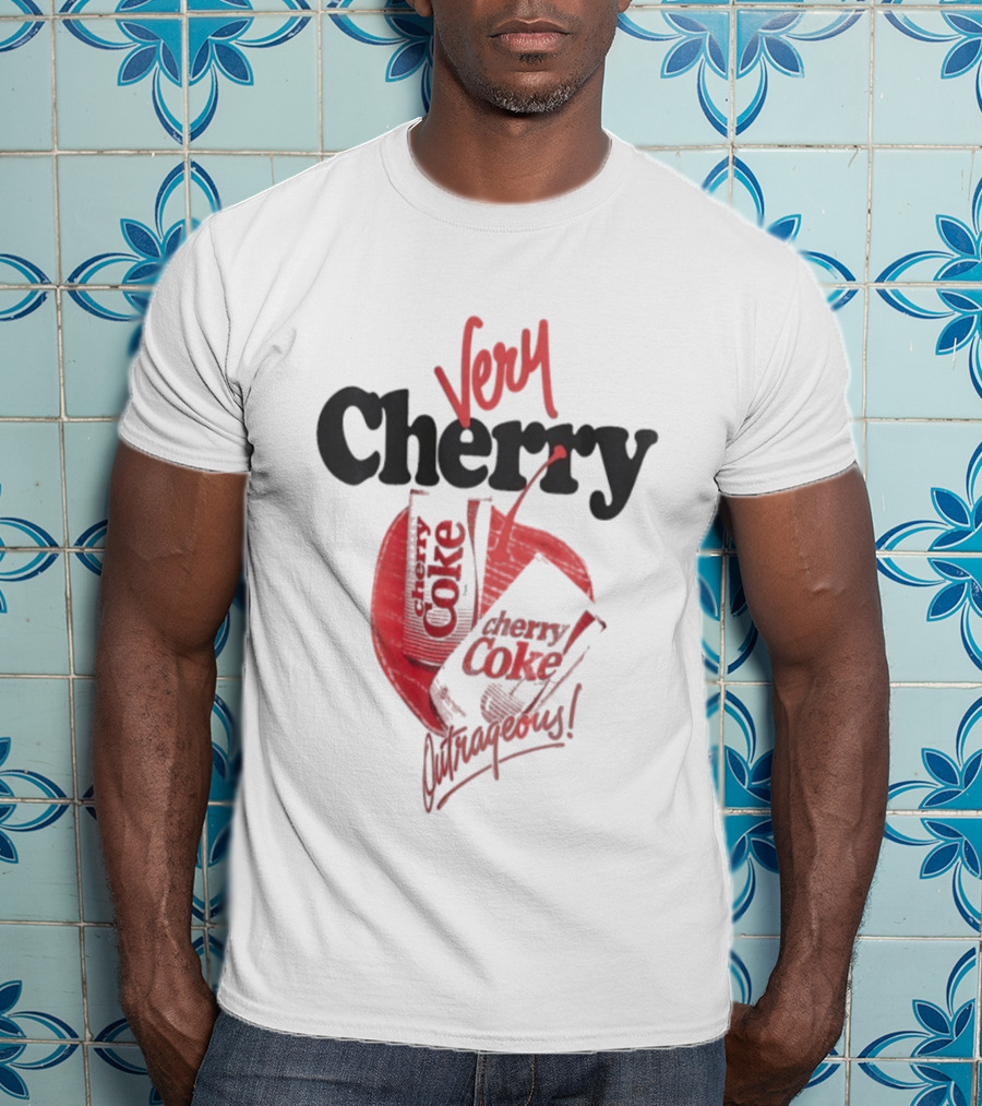 Very Cherry Coke Outrageous Vintage Soda Can Aesthetic T-Shirt