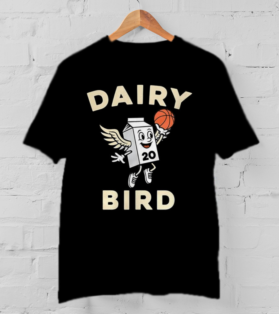 Milwaukee Bucks Dairy Bird Basketball AJ Green Dairyland 20 T-Shirt