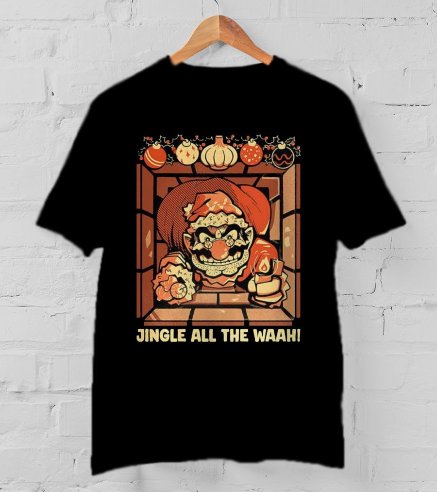 Jingle All The Waah Christmas Holiday Santa Parody T-Shirt