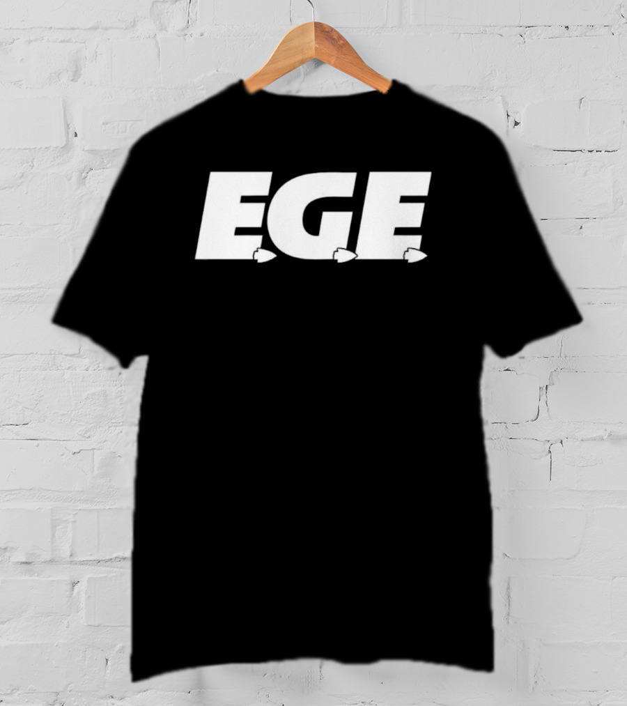 EGE Everyone’s Gotta Eat Typography With Fish Elements T-Shirt