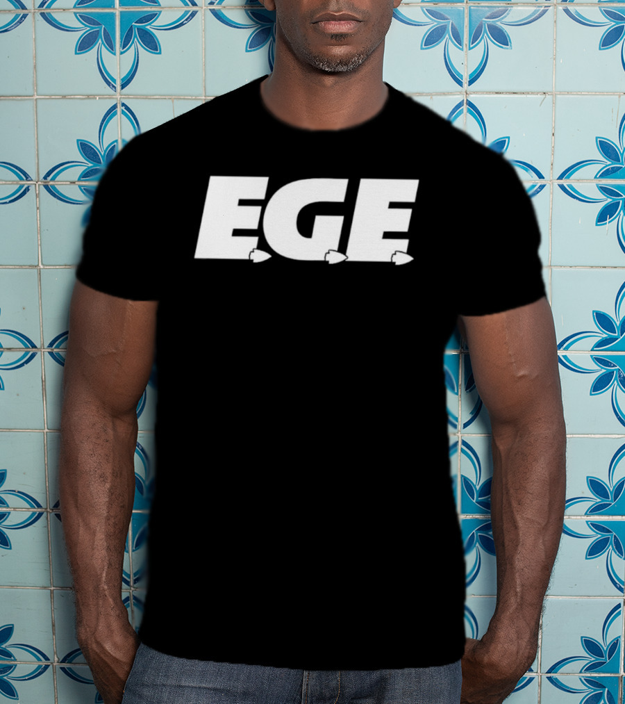 EGE Everyone’s Gotta Eat Typography With Fish Elements T-Shirt