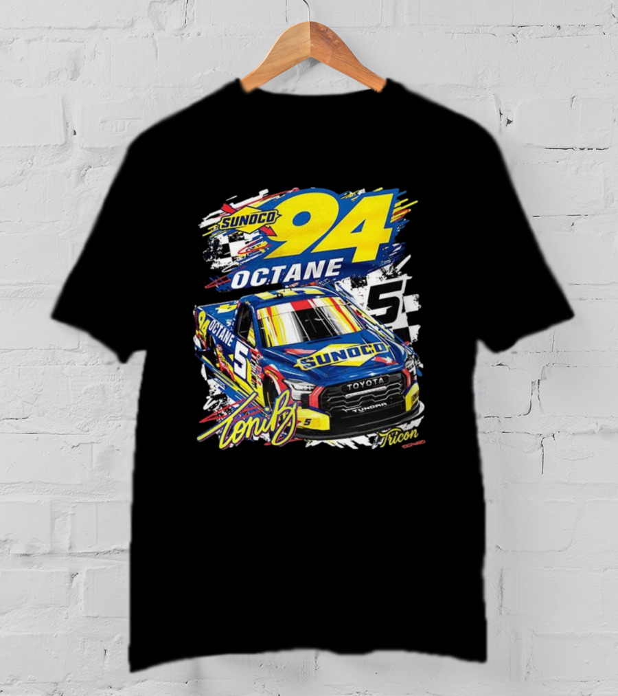 Sunoco Octane 94 Toni Breidinger Toyota Tundra 5 Tricon 2025 T-Shirt