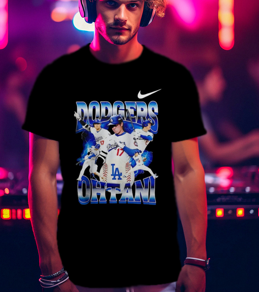 Los Angeles Dodgers Shohei Ohtani Baseball Nike MLB Icons T-Shirt