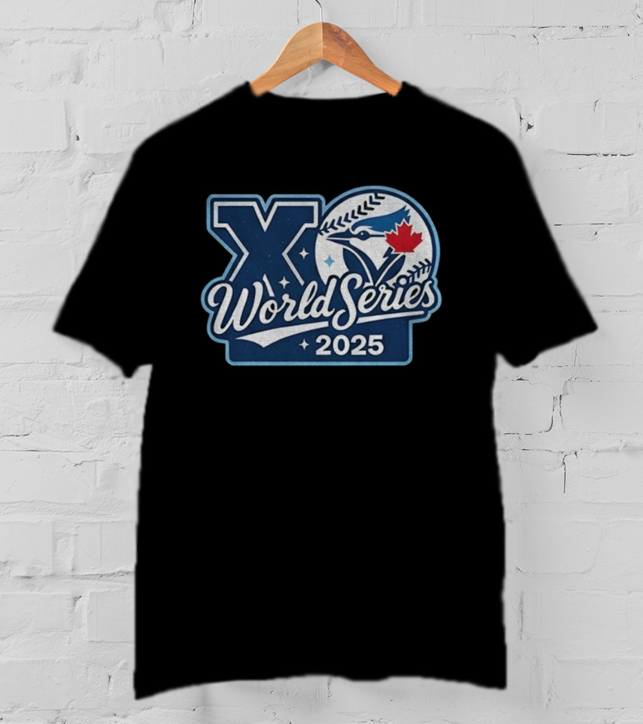Toronto Blue Jays XO 2025 World Series Baseball Championship T-Shirt