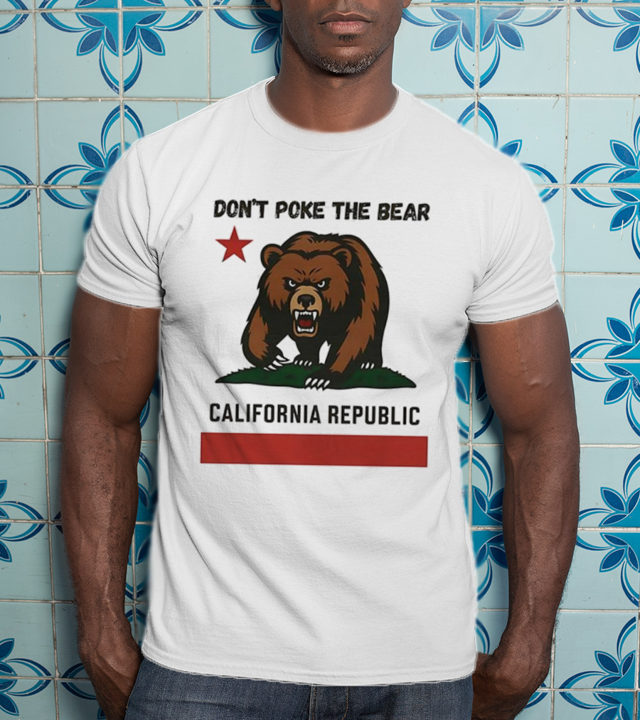 Don’t Poke The Bear California Republic Star Icon T-Shirt