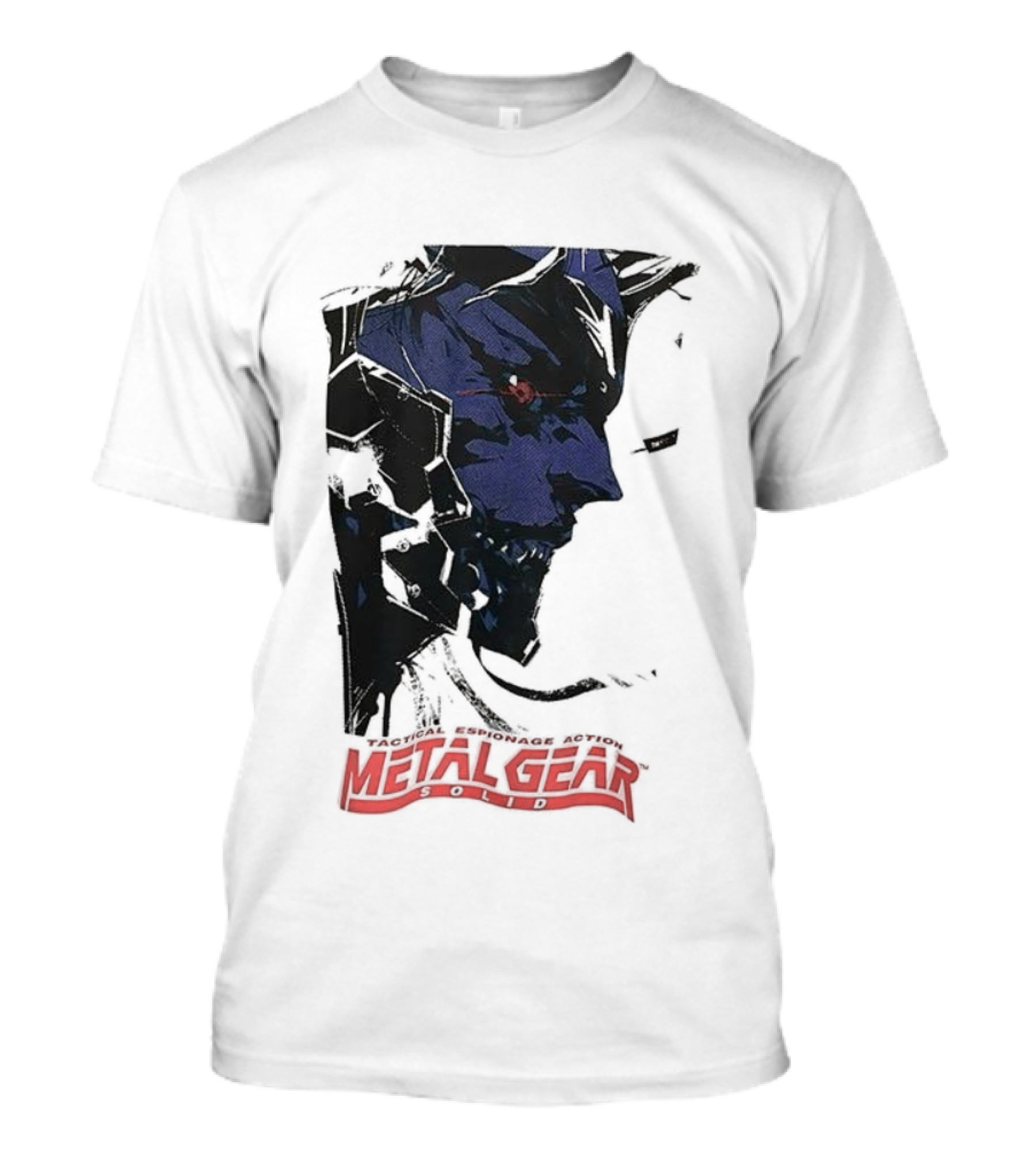 Metal Gear Solid Tactical Espionage Action Iconic Snake Illustration T-Shirt