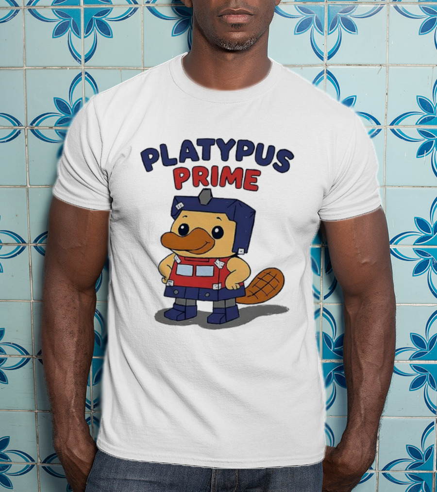 Platypus Prime Optimus Transformers Cute Crossover T-Shirt