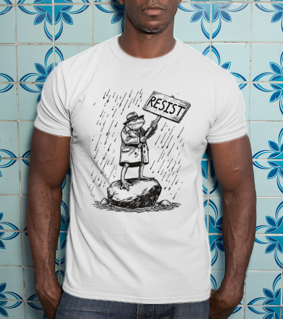 Portland Frog Resist Freedom Anti MAGA Anti Trump T-Shirt