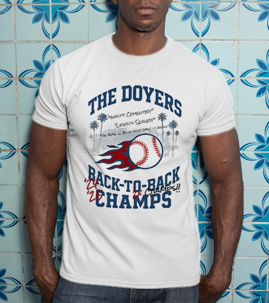 The Doyers Dynasty Cemented Back-to-Back Champs 2025 T-Shirt