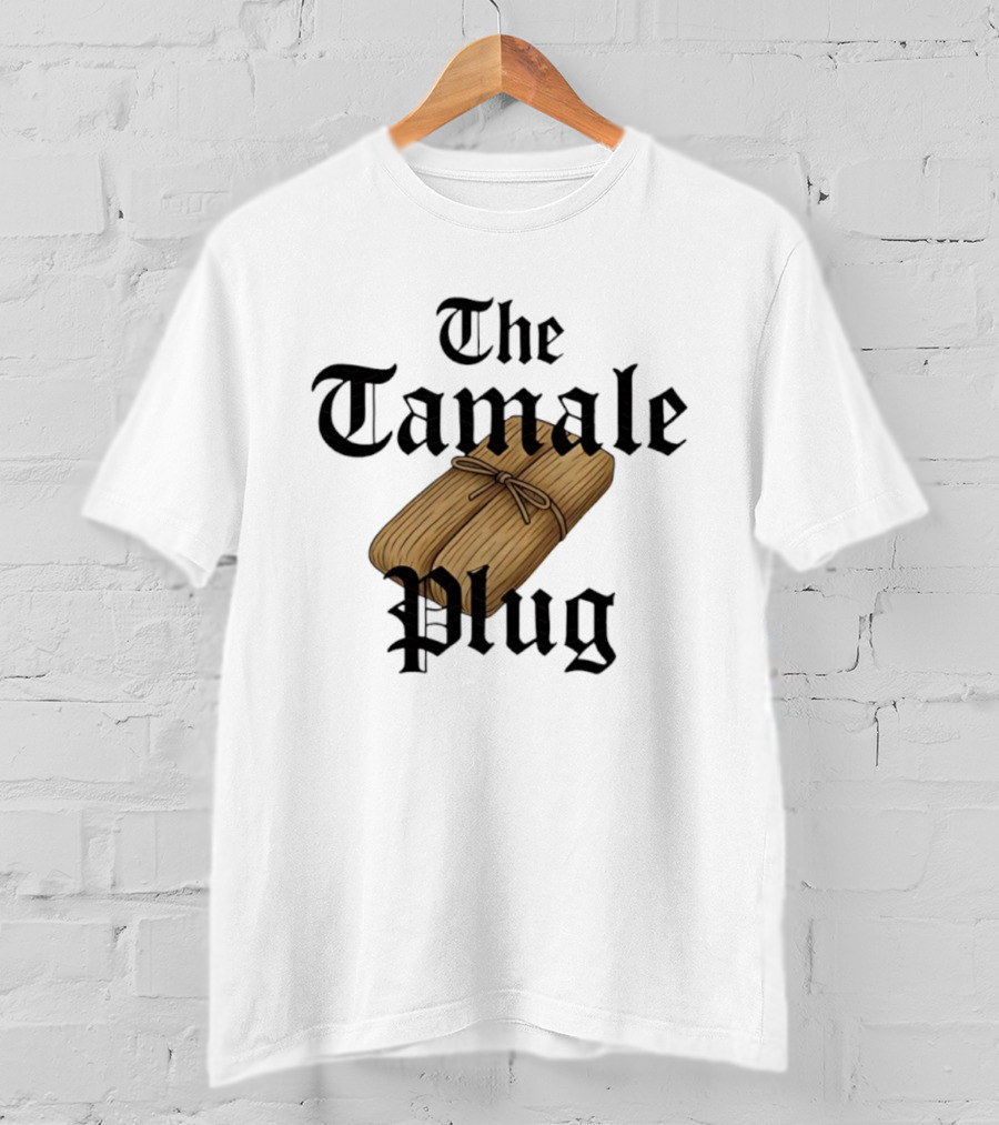 The Tamale Plug Wrapped Corn Husk Icon T-Shirt