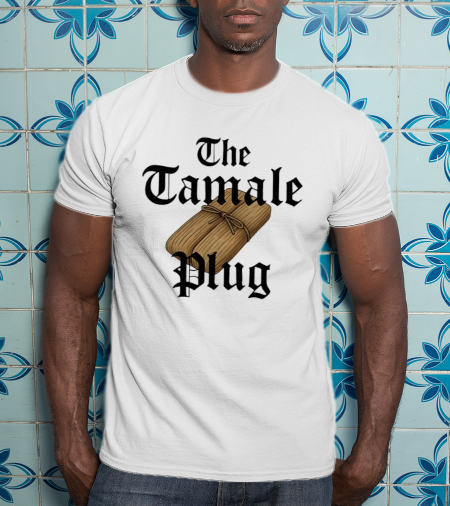 The Tamale Plug Wrapped Corn Husk Icon T-Shirt