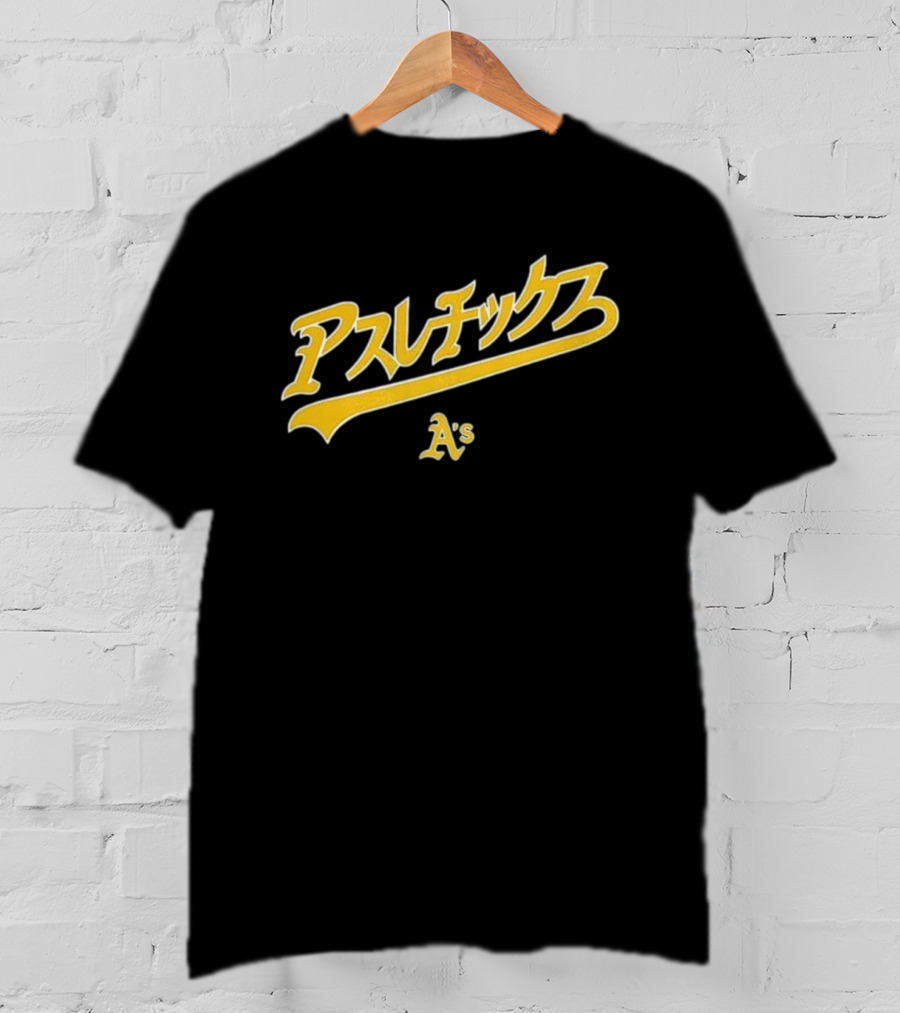 Athletics Hyperfly Katakana A's Gold Script T-Shirt