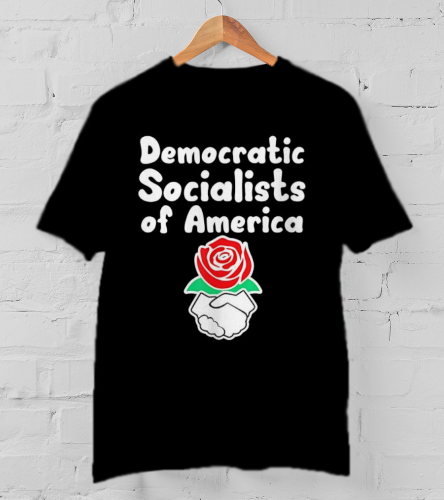 Democratic Socialists Of America Rose Emblem T-Shirt