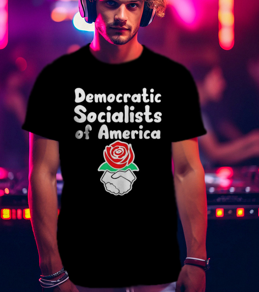 Democratic Socialists Of America Rose Emblem T-Shirt
