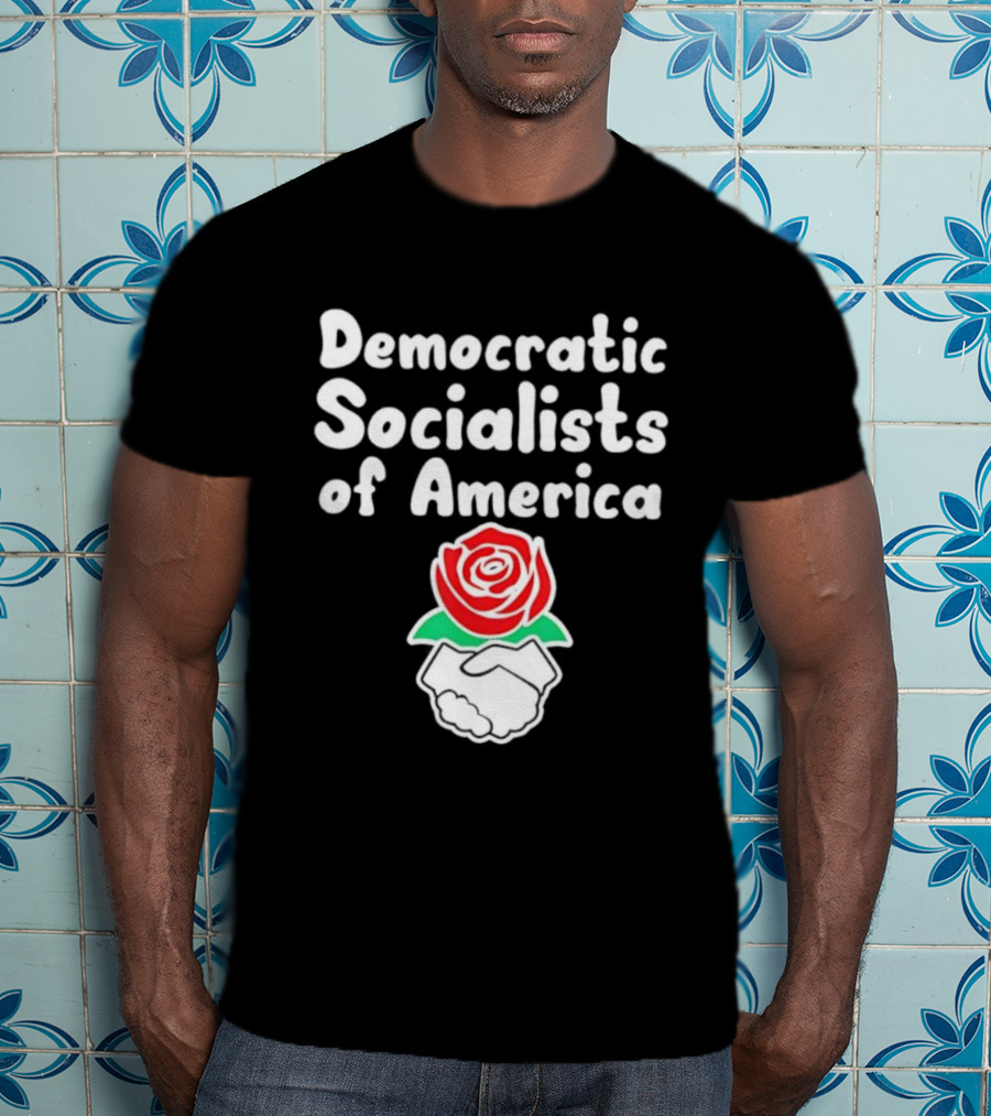 Democratic Socialists Of America Rose Emblem T-Shirt