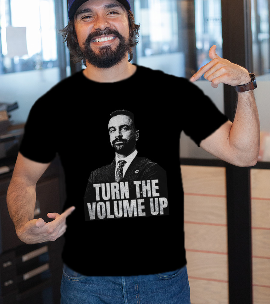 TURN THE VOLUME UP Zohran Mamdani NYC Political 2025 T-Shirt