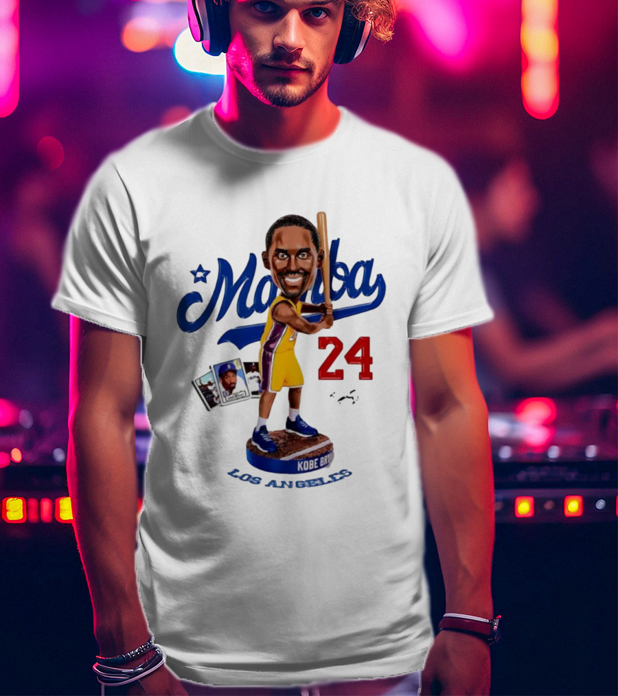 Mamba Los Angeles Kobe Bryant 24 Baseball Bobblehead Dodgers Tribute T-Shirt