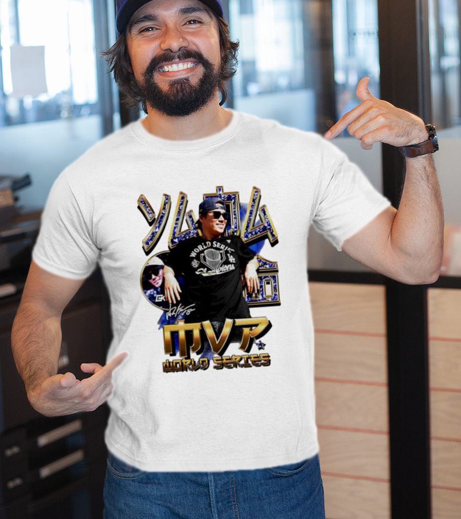 YAMA World Series Champions MVP Dodgers T-Shirt