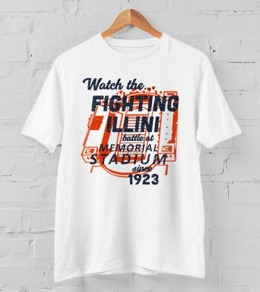 The Fighting Illini Memorial Stadium Since 1923 T-Shirt