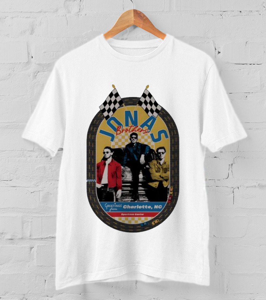 Jonas Brothers November 5 2025 Greetings From Charlotte NC Spectrum Center T-Shirt