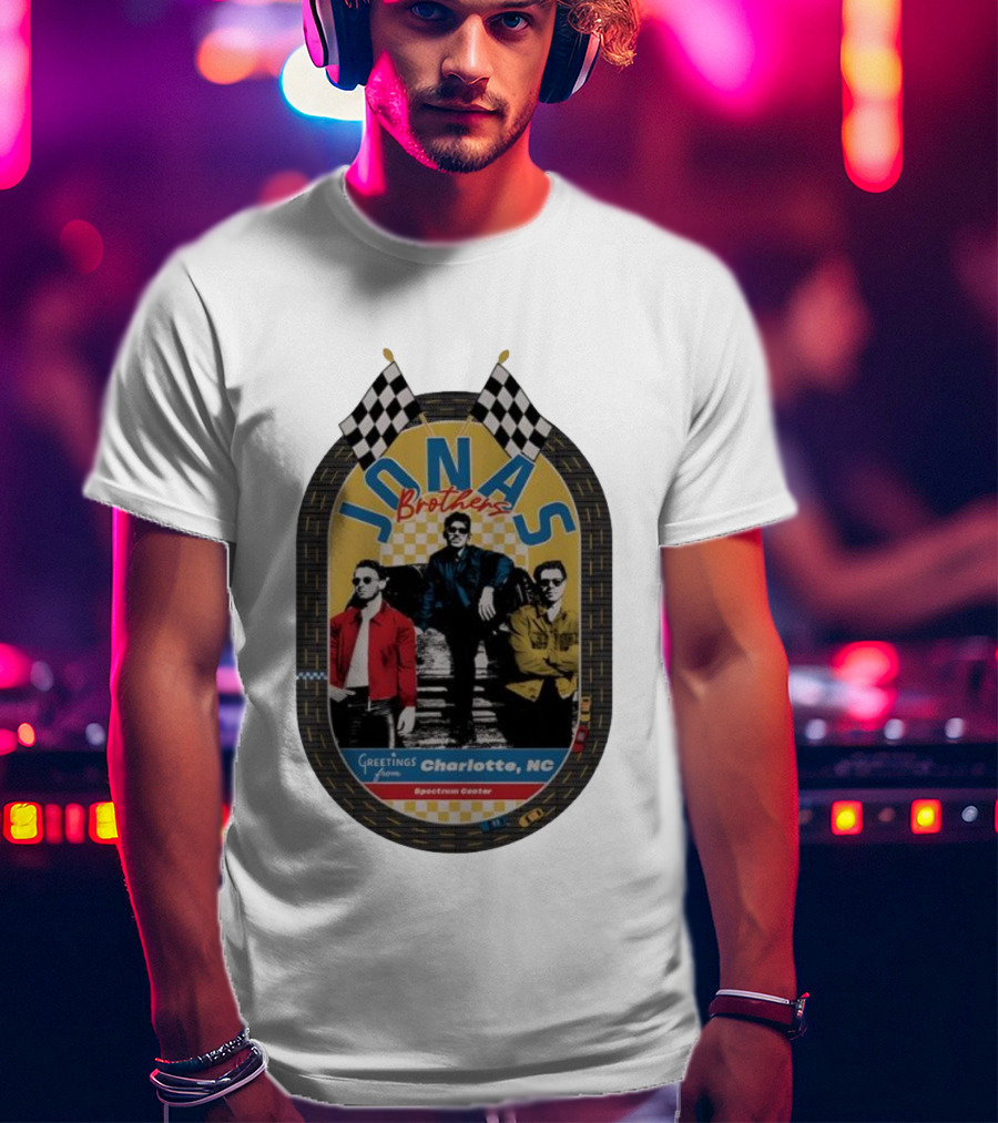 Jonas Brothers November 5 2025 Greetings From Charlotte NC Spectrum Center T-Shirt