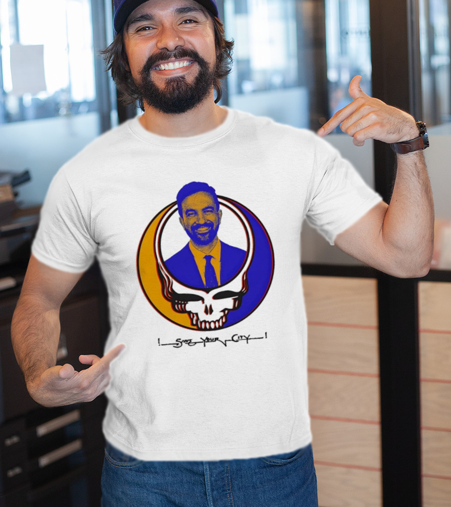 Steal Your Face X Zohran Mamdani Logo T-Shirt