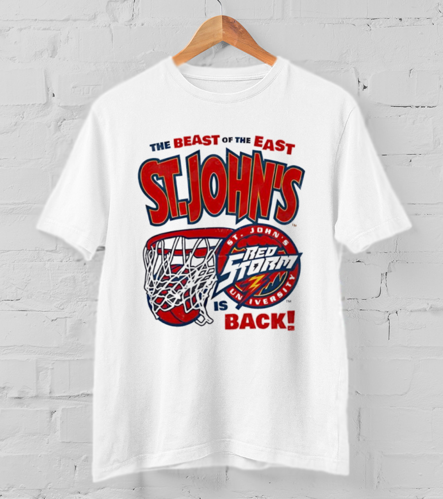St. John's Red Storm The Beast Of The East Is Back T-Shirt