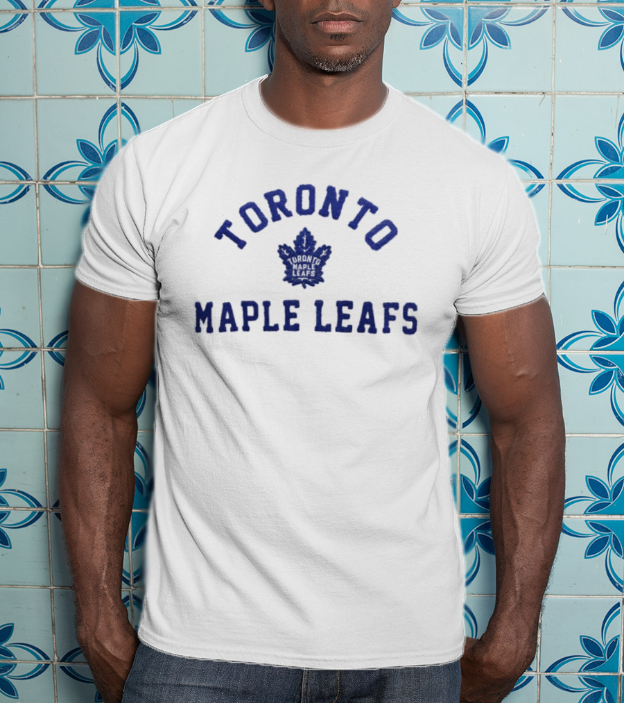 Toronto Maple Leafs Steady State Crew Ice Hockey Team T-Shirt
