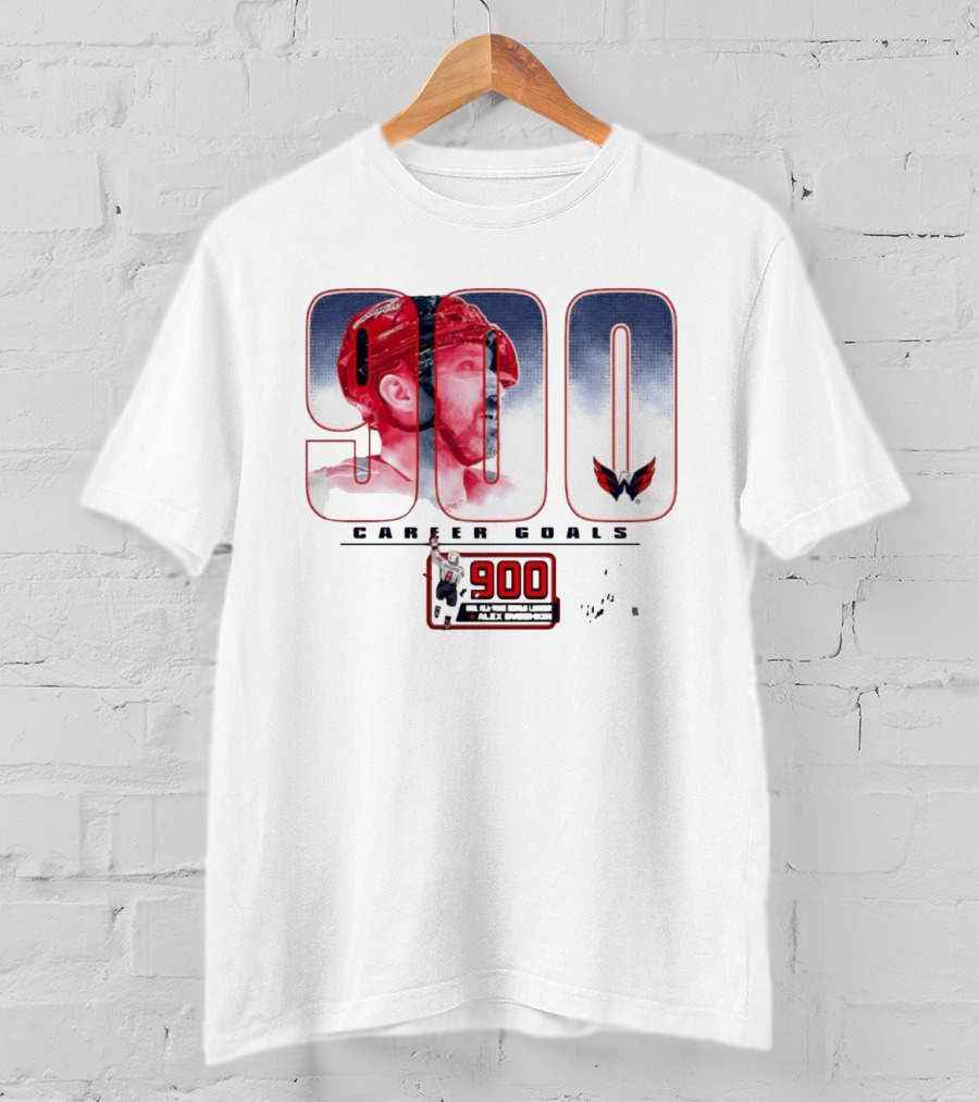 Washington Capitals Alexander Ovechkin 900 Career Goals T-Shirt