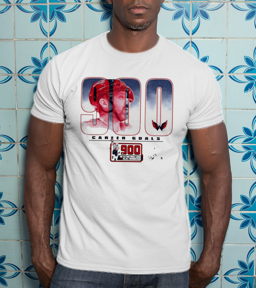 Washington Capitals Alexander Ovechkin 900 Career Goals T-Shirt