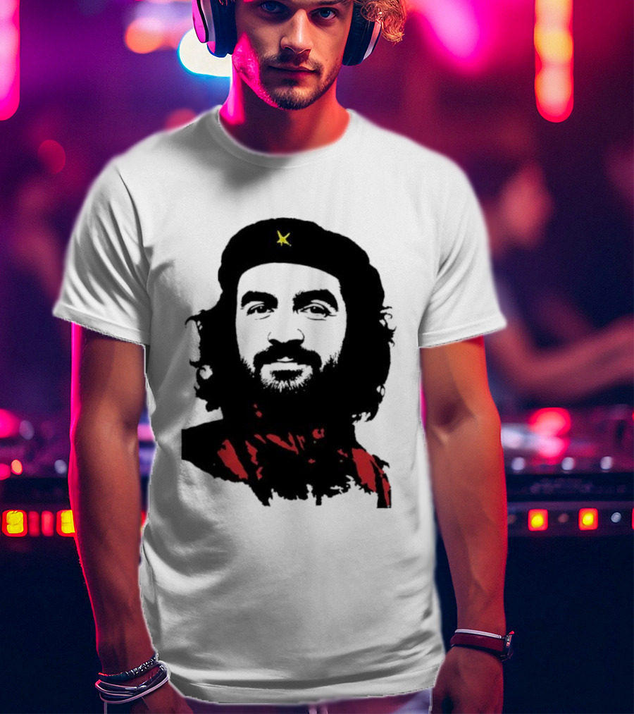 Zohran Che Yellow Star Red Contrast T-Shirt